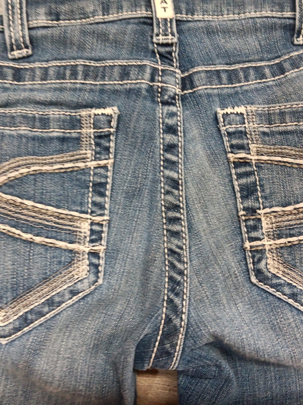 Ariat Woman's Real Denim Jeans with Branded Button - Picture 6 of 9